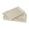 Silver Spoons SILVER SPOONS Elegant Lace Plastic Serving Trays 6 PC Disposable Plastic Trays and Platters for Party 14 x 75 Serves Snacks Desserts Sweets Perfect for celebrations events Ivory