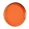 MAONAME 13 Round Tray Orange Serving Tray with Handles Modern Decorative Trays for Coffee Table Plastic Ottoman Trays for Ottoman Bathroom Halloween Decor
