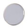 MAONAME 13 Gray Round Tray Grey Serving Tray with Handles Modern Round Decorative Trays for Coffee Table Plastic Trays for Ottoman Bathroom Decor