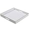 MAONAME 13 Decorative Tray White Serving Tray with Handles Coffee Table Trays Square Plastic Trays for Ottoman Bathroom Kitchen
