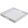 MAONAME 13 Decorative Tray White Serving Tray with Handles Coffee Table Trays Square Plastic Trays for Ottoman Bathroom Kitchen