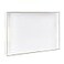 MAONAME White Decorative Tray for Coffee Table Modern Serving Tray with Handles Plastic Rectangular Tea Trays for Ottoman Bathroom Decor 158 X 102 x 14