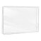 MAONAME Clear Serving Tray with Handles Plastic Clear Tray Rectangle Decorative Trays for Coffee Table Ottoman Bathroom Vanity 157 Lx 102 W X 157 H