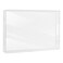 MAONAME Clear Serving Tray with Handles Plastic Clear Tray Rectangle Decorative Trays for Coffee Table Ottoman Bathroom Vanity 157 Lx 102 W X 157 H