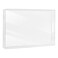 MAONAME Clear Serving Tray with Handles Plastic Clear Tray Rectangle Decorative Trays for Coffee Table Ottoman Bathroom Vanity 157 Lx 102 W X 157 H