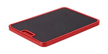 Nifty Solutions Small Appliance Rolling Tray Red Home Kitchen Counter Organizer Integrated Rolling System NonSlip Pad Top for Coffee Maker Stand Mixer Blender Toaster