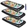 Leitee 3 Pcs Inflatable Serving Bar 52 x 24 x 5 Ice Buffet Serving Tray Drink Cooler with Drain Plug Inflatable Pool Bar for Party Food Drink Holders with a Hand PumpBlack