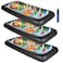 Leitee 3 Pcs Inflatable Serving Bar 52 x 24 x 5 Ice Buffet Serving Tray Drink Cooler with Drain Plug Inflatable Pool Bar for Party Food Drink Holders with a Hand PumpBlack