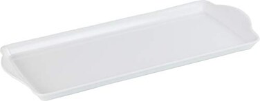 Reston Lloyd Calypso Basics Sandwich Melamine Tidbit Tray White 06300