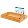 BIRDROCK HOME BirdRock Home 3 pc Breakfast Bed Tray Rounded Bamboo Cut Out Handles Set of 3 Bamboo Nesting