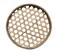 TimesFriend 100 Handwoven Flat Wicker Round Fruit Basket Woven Food Storage Weaved Shallow Tray Organizer Holder Bowl Decorative Rack Display Kids DIY Drawing Board Hexagon HollowBambooWhite 18cm7