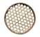 TimesFriend 100 Handwoven Flat Wicker Round Fruit Basket Woven Food Storage Weaved Shallow Tray Organizer Holder Bowl Decorative Rack Display Kids DIY Drawing Board Hexagon HollowBambooWhite 18cm7