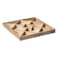 Hammont Square Wooden Trays Sectional Divided Serving Snack Platter for Appetizers Veggies Montessori Activities 13 Section 10x1132 Pack