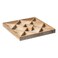 Hammont Square Wooden Trays Sectional Divided Serving Snack Platter for Appetizers Veggies Montessori Activities 13 Section 10x1132 Pack