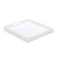 ATOZONE White Modern Acrylic Ottoman Tray with Cutout Handles 22x22 Inch OverSized Serving Tray Rubber Boot Tray Organizer Decorative Tray for Living Room BedroomBathroom and Kitchen Tabletop