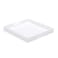 ATOZONE White Modern Acrylic Ottoman Tray with Cutout Handles 22x22 Inch OverSized Serving Tray Rubber Boot Tray Organizer Decorative Tray for Living Room BedroomBathroom and Kitchen Tabletop