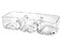 Barski Glass Sectional Relish Divided Dish Tray 3 Part Rectangular for Nuts Chocolate Fruit or Candies 12 Long Made in Europe by