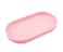 VCREATC Pink Small Tray 10 inch Oval Tray for Bathtub Bathroom Vanity Items Countertop Organizer Soap Perfume