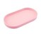 VCREATC Pink Small Tray 10 inch Oval Tray for Bathtub Bathroom Vanity Items Countertop Organizer Soap Perfume