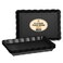 R-kay 6 Pack Black Plastic Serving Trays 9 x 13 Party Serving Trays and Platters Black Serving Tray Serving Platter Tray for Party