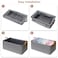 SNWDN 6 Pack Closet Cloth Storage Bins for Shelves Medium Storage Baskets for Shelves Fabric Bins for Closet organization with Handles Gray 15L x 10W x 8H