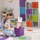 Sorbus Fabric Storage Cubes 6 Foldable Storage Bins for Organizing Pantry Cubbies Toy Box Clothes Storage Closet Organizer 13 Inch Collapsible Cube Baskets for Shelves with Handle