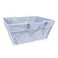 DII Farmhouse Chicken Wire Egg Basket Storage Baskets with Liner Denim 16x12x788