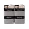 DECOMOMO Storage Bins Large Fabric Storage Baskets for Shelves Decorative Linen Closet Organizer 15 x 11 x 95 inches Grey Black 4 Pack