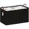 Hinwo 70L Extra Large Storage Bins Closet Organizers and Storage Foldable Clothes Storage Baskets with Handles Containers for Clothing Blanket Comforters Toys Bedding Black