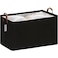 Hinwo 70L Extra Large Storage Bins Closet Organizers and Storage Foldable Clothes Storage Baskets with Handles Containers for Clothing Blanket Comforters Toys Bedding Black