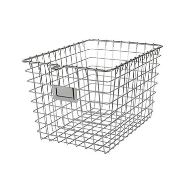 Spectrum Diversified Wire Storage Basket Small Chrome