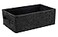 KWLET Short Storage Baskets Small Rectangle Basket Storage Bins Organizer for Candles Controls Remotes DVDs Board Games Seasonal Items Keepsakes Storage Basket