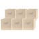 Pomatree 13 Inch Cube Storage Bins 6 Pack Large Dual Handles Foldable 13x13 Fabric Bins for Organizing Closet Clothes and Toys