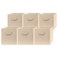 Pomatree 13 Inch Cube Storage Bins 6 Pack Large Dual Handles Foldable 13x13 Fabric Bins for Organizing Closet Clothes and Toys