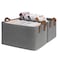 CHICVITA Storage Baskets for Organizing Fabric Storage Bins for Clothes Towels Shoes Closet Baskets for Bedroom Organizing 14 L x 10 W x 8 H Grey 2Pack