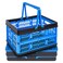 Stegewop STEGEWOP 3Pack Collapsible Storage Baskets Stackable Plastic Crates with Handles for Freezer Organization Grocery Shopping RV Camping Home Storage Holds 20 lbs Each Folds Flat to 17