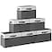 GhvyenntteS 6 Pack Fabric Storage Bins 15x11x96 inch Closet Storage Bins for Shelves with 3 Handles Foldable Storage Baskets for Shelves Sturdy Closet Organizers and Storage