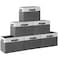 GhvyenntteS 6 Pack Fabric Storage Bins 15x11x96 inch Closet Storage Bins for Shelves with 3 Handles Foldable Storage Baskets for Shelves Sturdy Closet Organizers and Storage