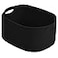 ECDYQXVU Cotton Rope Storage Basket 15x10x9 Inches Woven Basket for Shelves Clothes Towels Books and Laundry Black 1 Pack