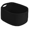 ECDYQXVU Cotton Rope Storage Basket 15x10x9 Inches Woven Basket for Shelves Clothes Towels Books and Laundry Black 1 Pack