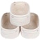 CubesLand Rectangle Woven Cotton Rope Organizer Small Rainbow Basket for Kids Baby Pets Toys Shelves Storage