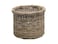 Kouboo KOUBOO Rattan Kobo Round Log Storage Basket GrayBrown