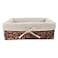 KINGWILLOW Kingwillow Storage Basket Natural Corn leaves Storage BinsRectangular BasketArts and Crafts