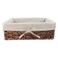 KINGWILLOW Kingwillow Storage Basket Natural Corn leaves Storage BinsRectangular BasketArts and Crafts