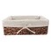 KINGWILLOW Kingwillow Storage Basket Natural Corn leaves Storage BinsRectangular BasketArts and Crafts