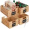 Best Choice Products Set of 4 9x12in Water Hyacinth Pantry Baskets Woven Organizers wChalkboard Label Chalk Marker Natural