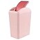 Nicesh 45 Gallon Trash Can with Swing Lid Plastic Swing Top Trash Can Pink