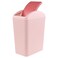 Nicesh 45 Gallon Trash Can with Swing Lid Plastic Swing Top Trash Can Pink