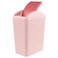 Nicesh 45 Gallon Trash Can with Swing Lid Plastic Swing Top Trash Can Pink