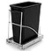 Tanamu Pull Out Trash Can Under CabinetUnder Sink Slide Out Garbage for KitchenRequires 13 W X 18 D Minimum CabinetsNot Included CanChrome Adjustable for 710 Gal Can